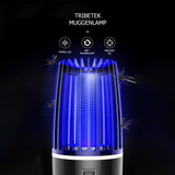 TribeTek - 2 in 1 Muggenlamp + Stekker - 4000 mAh ingebouwde batterij
